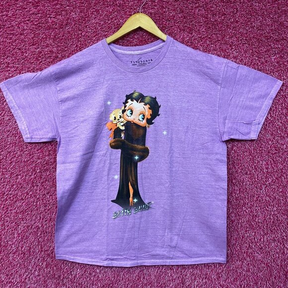 Betty Boop and Pudgy Vintage Style T-Shirt Large - Picture 1 of 4